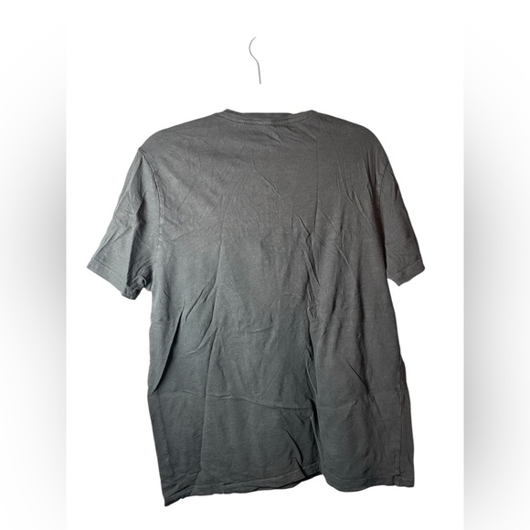 GAP Lived-In Henley T-Shirt Black Short Sleeve Men’s Large - Picture 2 of 3